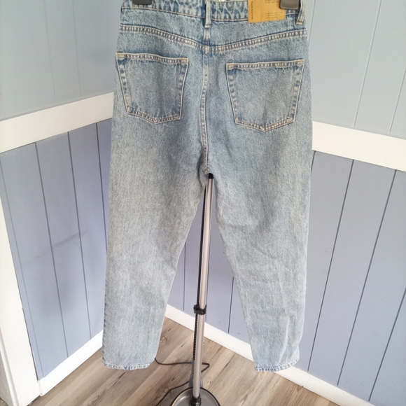 Frank & Oak Light Blue Straight Leg Jeans - Picture 4 of 5